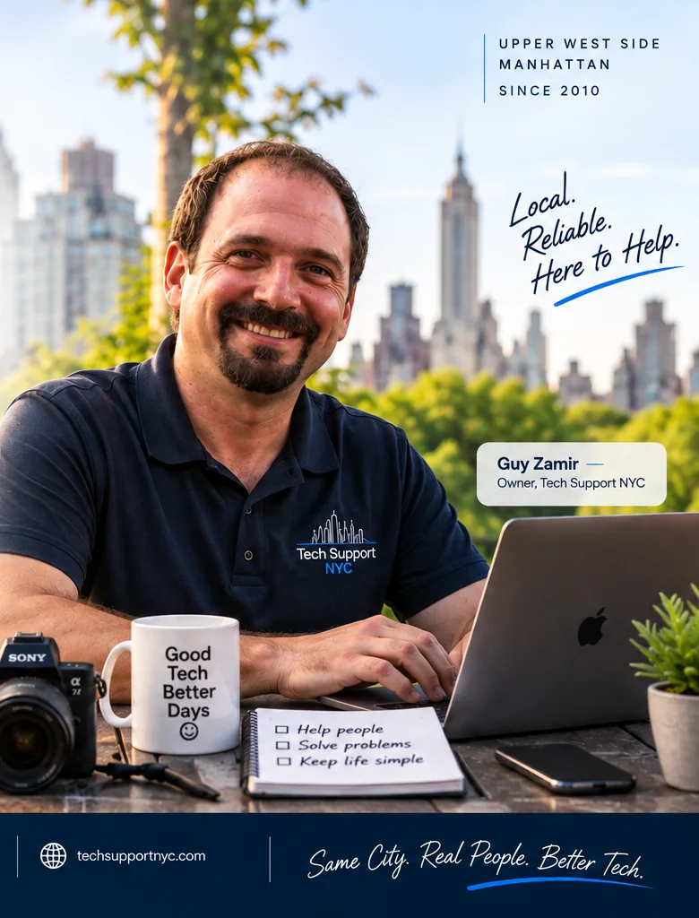 Tech Support NYC local technician serving Manhattan homes and small businesses